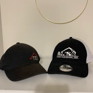 Lot of two L-XL size black hats
